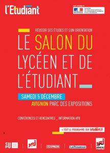 Visuel Affiche du Salon lEtudiant dAvignon f1e27