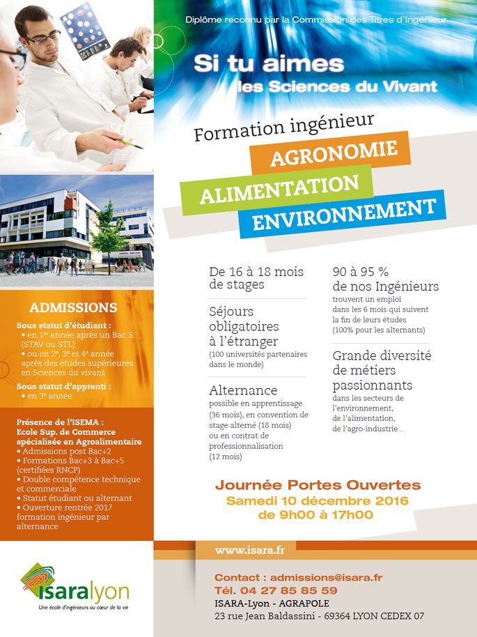 affiche JPO Isara b70da