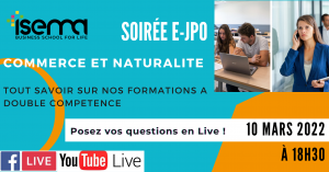 journée portes ouvertes virtuelle 10 mars 2022 - ISEMA